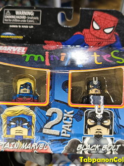 Minimates Marvel Captain Marvel and Black Bolt 2-Pack