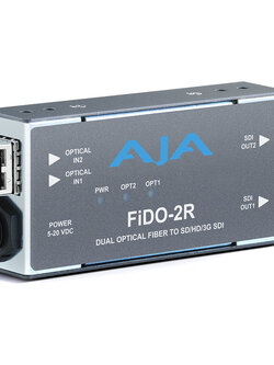 AJA FiDO-2R-MM 2-Channel Multi-Mode LC Fiber to 3G-SDI Receiver