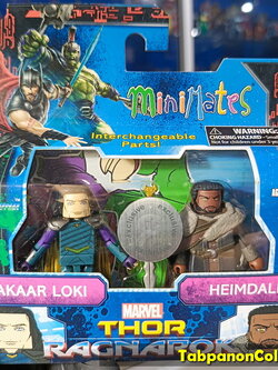 Minimates Marvel Thor Ragnarok Sakaa Loki and Hemdail 2-pack