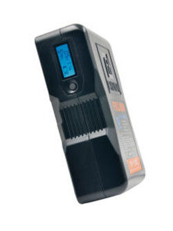 BP-130SL Cool Blue Gold mount Battery with OLED screen & USB output 5V/2A