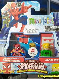 Minimates Marvel Walgreens S6 K'un-Lun Armor Spider-Man and Iron Fist 2-Pack