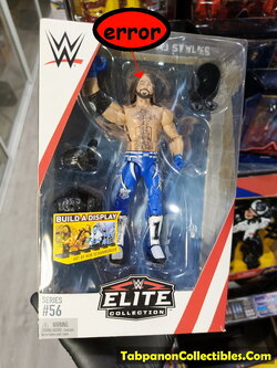 [2017.12] WWE Elite 56 AJ Styles Acton Figure - Error สีพิมพ์เลอะที่ตาขวา