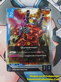 Gundam Card Game Eng GD01-004 R Guncannon