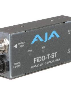 AJA FiDO-T 1-Channel 3G-SDI to Single-Mode LC Fiber Transmitter