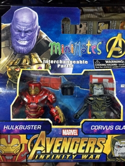 Marvel Minimates Infinity War - Hulkbuster & Corvus Glaive