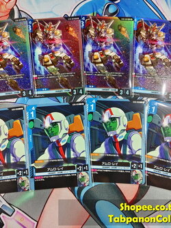 Gundam Card Game JP ST01-001 Gundam + ST01-010 Amuro Ray Set x4