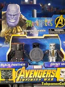 Minimates Marvel The Avengers Movie Infinity War Black Panther and Ebony Maw 2-pack