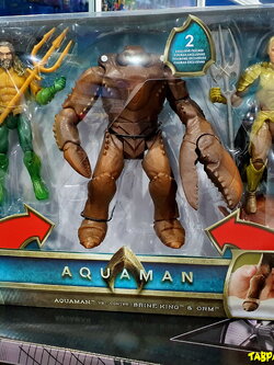 [2019.01] Mattel DC Aquaman Movie Aquaman, King Orm & Brine King 6-Inch Basic Figure 3-Pack