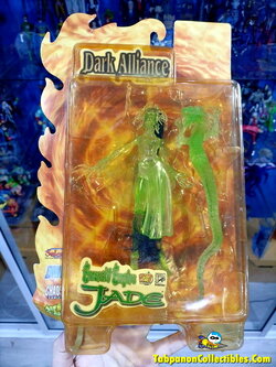 [2001.07] DST Dark Alliance Select Series 1 Jade (Emerald Fire) Action Figure - Comics Con Exclusive
