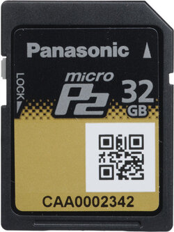 เมมโมรี่การ์ด Panasonic AJ-P2M032AG 32GB microP2 UHS-II Memory Card