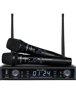 SOUNDVISION SU-820D/HT ไมค์ลอย มือถือคู่ ย่าน UHF คลื่นความถี่ 697.3 – 702.7 MHz