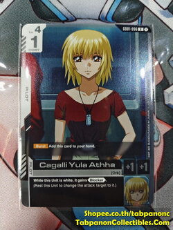 Gundam Card Game Eng GD01-096 R Cagali Yula Athha