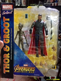 [2018.07] DST Marvel Select Infinity War Thor & Groot Action Figure