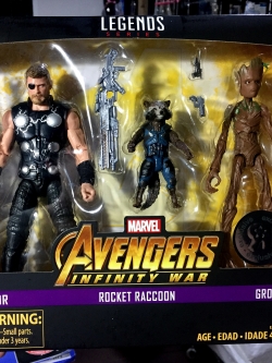 [2017.04] Hasbro Marvel Legends Infinity War: Thor, Rocket, Groot 6.5-Inch Figure 3-Pack