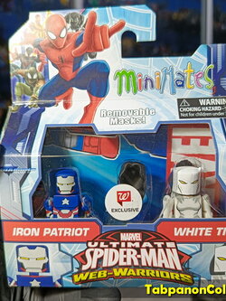 Minimates Marvel Walgreens S6 Iron Patriot and White Tiger 2-Pack