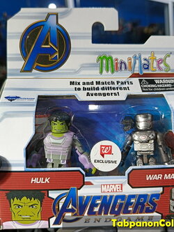 Minimates Marvel The Avengers Movie Endgame Hulk and War Machine 2-pack Walgreen Exclusive