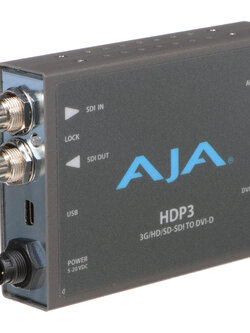AJA HDP3 3G-SDI to DVI-D and Audio Converter