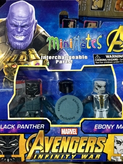 Marvel Minimates Infinity War - Black Panther & Ebony Maw