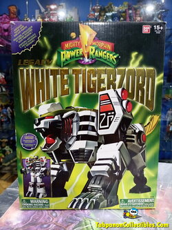 [2015.07] Bandai America Power Rangers Legacy White Tigerzord Diecast Action Figure (USED)