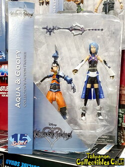 [2018.07] DST Kingdom Hearts Select Series 2 Aqua & Goofy Action Figure Set