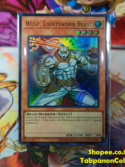 CR04-AE102 "Wulf, Lightsworn Beast" - Ultra Rare