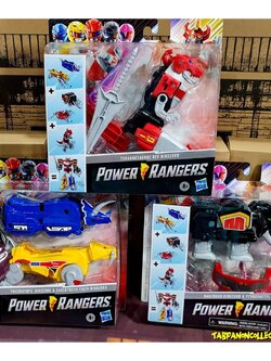 [2020.10] Hasbro Power Rangers Megazord Wave 1 Complete Set หุ่น 5ตัว 3แพ็ค รวมร่างเป็น MEGAZORD