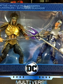 [2018.11] Mattel DC Multiverse Aquaman Movie 2-Pack Gladiator Aquaman V Gladiator Orm 6.5-Inch Action Figure
