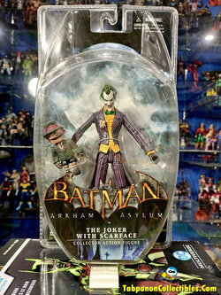 [2011.02] DC Direct Batman Arkham Asylum The Joker and Scarface Action Figure (หน้ากล่องไม่พิมพ์ Series 1 )