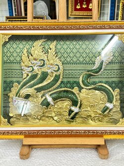 รูปหล่อนูนต่ำ เรซิ่นองค์พญานาคราช 3 เศียร เเละองค์พญานาคแบบ รูปแบบต่างๆ พร้อมกรอบซ้อน เสริมบารมี ของขวัญมงคล ของขวัญมงคลเปิดร้าน มอบเป็นของขวัญ ของพรีเมียม ลูกค้า