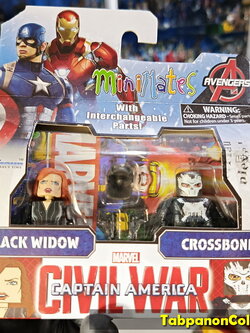 Minimates Marvel Wave 67 Civil War Black Widow and Crossbones 2-pack