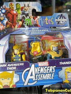 Minimates Marvel Walgreen Exclusive Wave 2 Dark Avenger Thor and Thanos 2-pack