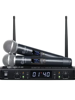 CLEARSOUND CS-500 ชุดไมค์ลอย มือถือคู่ ย่าน UHF