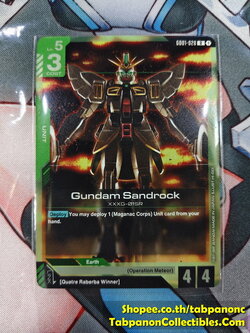 Gundam Card Game Eng GD01-028 R Gundam Sandrock