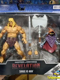 [2022.02] Mattel Masters of the Universe Masterverse Revelation Deluxe Savage He-Man and Orko Action Figure