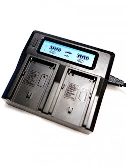 DUAL DIGITAL BATTERY CHARGER