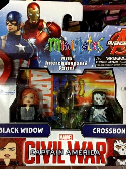 Marvel Minimates Civil War Movie - Black Widow & Crossbones