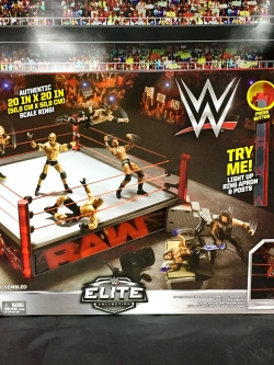Wrestling Accessories - Authentic Scale Raw Main Event Ring (เวทีใหญ่ 20*20นิ้ว) แถม Goldberg