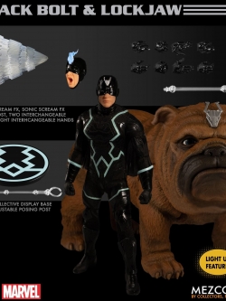 [2020.08] Mezco One:12Collective Marvel Black Bolt & Lockjaw Set