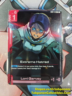 Gundam Card Game Eng GD01-112 R Extreme Hatred