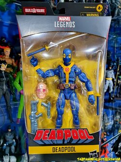 [2020.07] Hasbro Marvel Legends X-Mens Strong Guy Series Deadpool Blue & Gold Action Figure