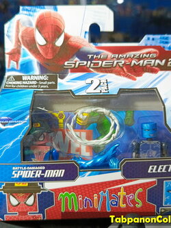 Minimates Marvel Wave 56 The Amazing Spider-Man 2 Battle Damaged Spider-Man and Electro 2-Pack