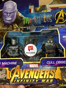 Marvel Minimates Infinity War - War Machine & Cull Obsidian (Walgreens Exclusive)