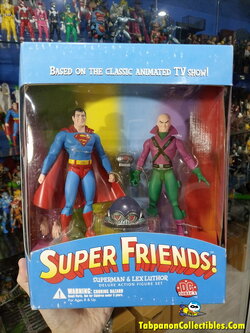 [2003.04] DC Direct Super Friends Superman & Lex Luthor Deluxe Action Figure Set