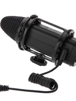 BY-V02 Boya stereo Microphone For DSLR Camera DV Camcorder