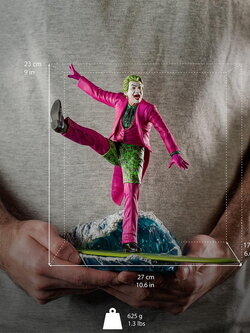 [2020.07] Iron Studios Statue The Joker Deluxe - Batman 66 - Bds Art Scale 1/10