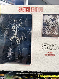 [2023.10] McFarlane Spawn with Throne Sketch 7in Figure - EE Exclusive