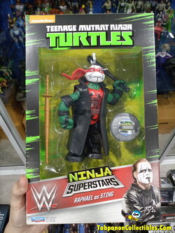 [2016.11] WWE/TMNT Superstars Raphael as Sting 6.5-Inch Action Figure