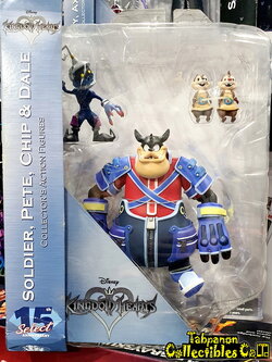 [2018.07] DST Kingdom Hearts Select Series 2 Soldier, Pete, Chip & Dale Action Figure Set