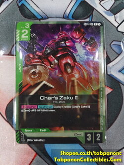 Gundam Card Game Eng GD01-026 R Char's Zaku II