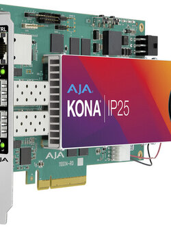 AJA KONA IP25 SMPTE ST 2110 Uncompressed IP I/O
